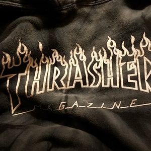 Thrasher blue tyedye hoodie